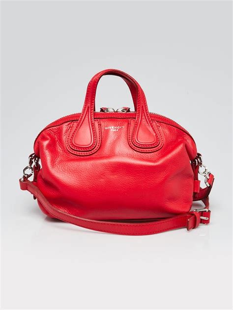 givenchy nightingale micro red|Givenchy micro bags.